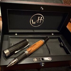 William Henry Studio Limited Edition Cabernet Eyrie Rollerball Pen, #62/100